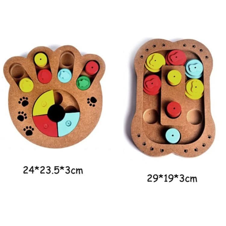 Pet Dog Feeding Multifunctional Educational Wooden Toy - Reluova