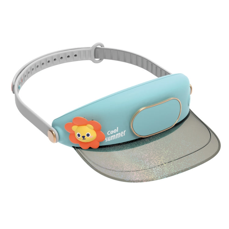 Cute Pet Bladeless Fan Hat USB Rechargeable Adjustable Speed Summer Sun Protection Sunshade Fan Reluova