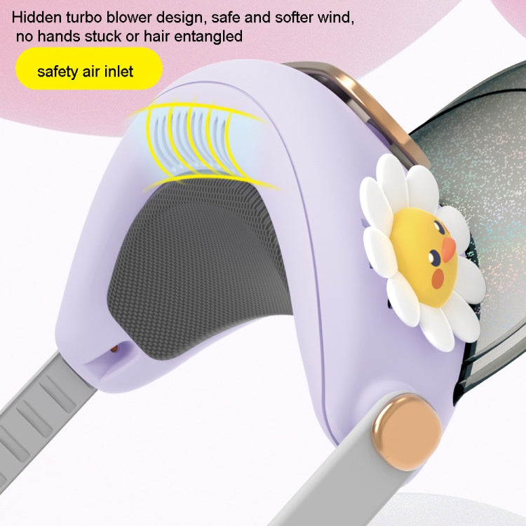 Cute Pet Bladeless Fan Hat USB Rechargeable Adjustable Speed Summer Sun Protection Sunshade Fan