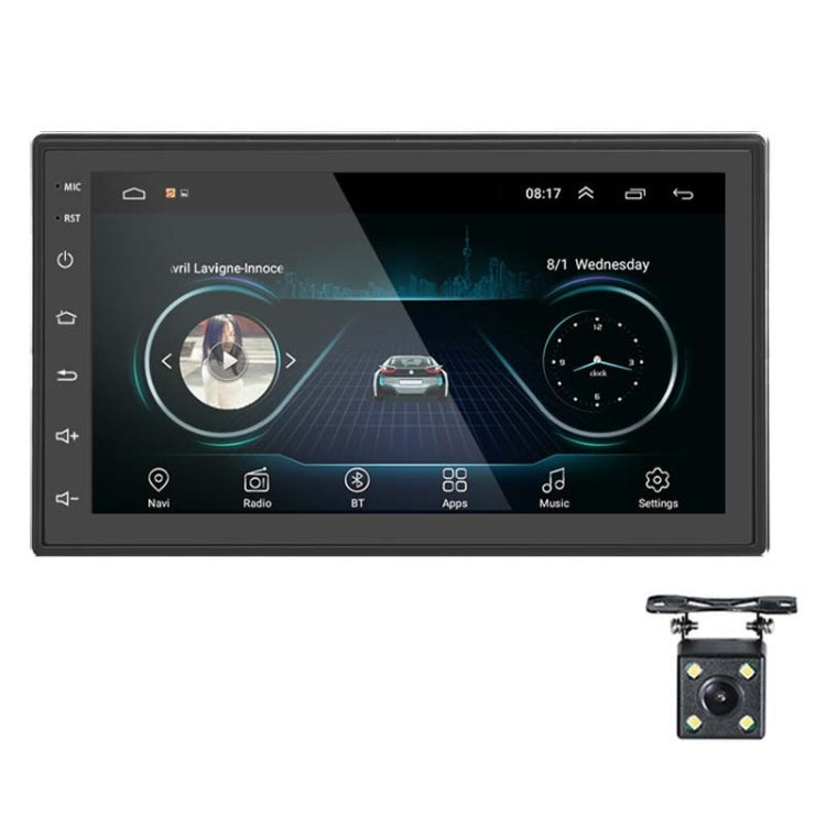 A2222KT 7 Inch Android Navigation WiFi Version 1+32G GPS Bluetooth 2.5D Screen Car Central Control MP5 Player, Style: Standard