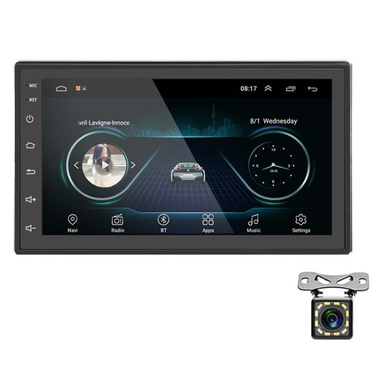 A2222KT 7 Inch Android Navigation WiFi Version 1+32G GPS Bluetooth 2.5D Screen Car Central Control MP5 Player, Style: Standard-Reluova