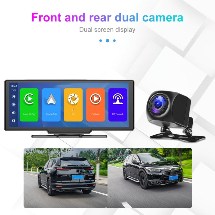 A3073 HD Wired 9.3 Inch 1 To 1 Smart Player With Wireless Carplay Two-way Video Split-screen Display