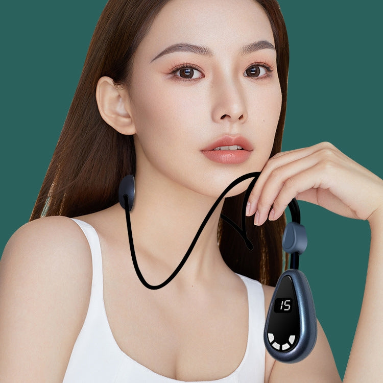 XMG-770 Pendant Cervical Massager Double Pulse Neck Massager with Hot Compress