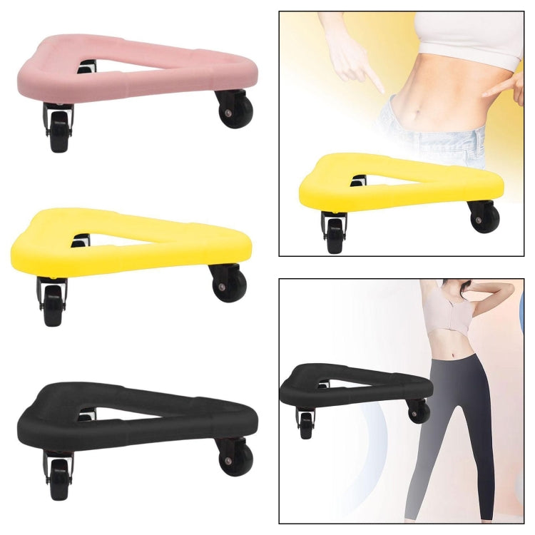 3 Wheel Abdominal Muscle Discs Slimming Device Core Strength Exercise Rollers Reluova