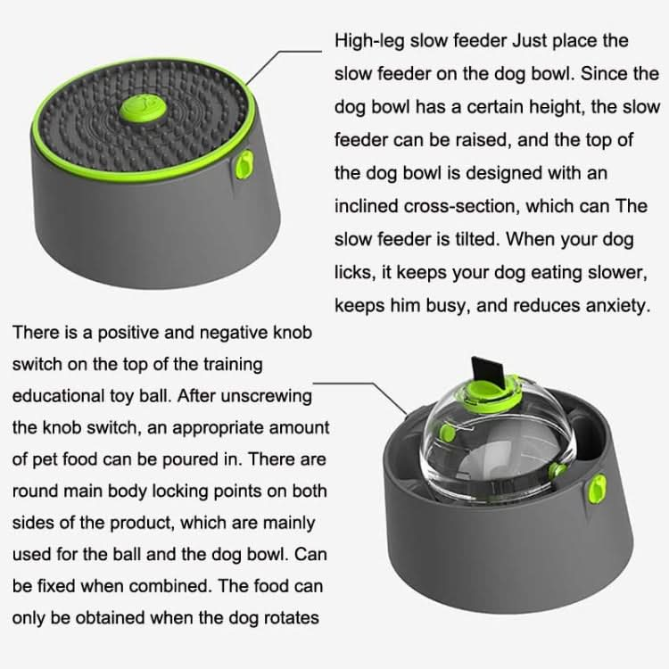 Multi-functional Card Dog Cage Licking Plate Suction Cup Dog Feeder - Reluova