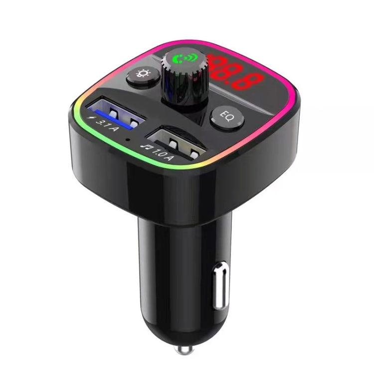 3.1A USB+PD Bluetooth Car Charger Car FM Transmitter Colorful Lighting ÎҵÄÉ̵ê