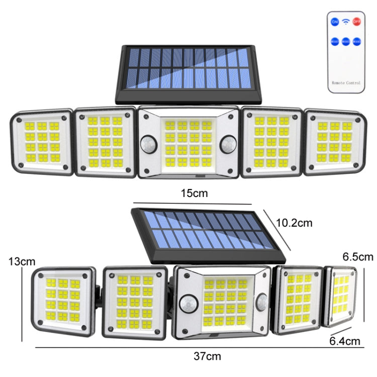 Outdoor Waterproof Solar Human Body Double Induction Wall Light