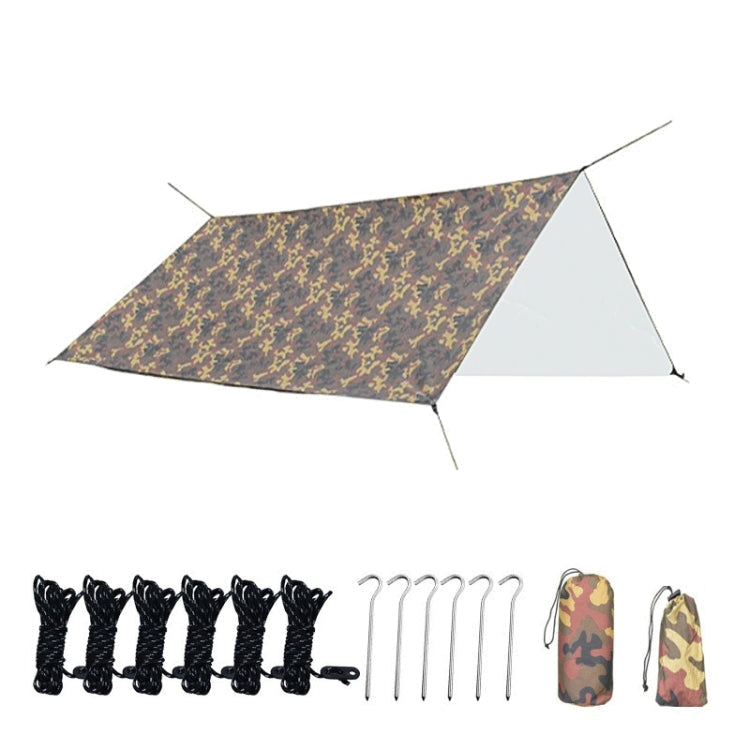 Waterproof Tent Tarp Square Canopy Polyester Sunshade Floor Mat