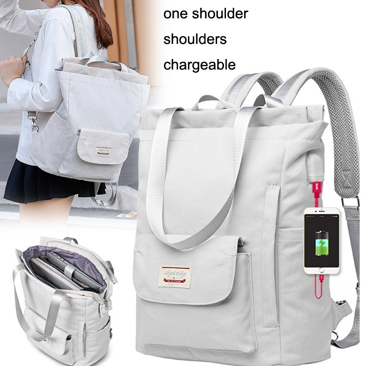 Student Backpack Waterproof USB Laptop Bag, Size: My Store