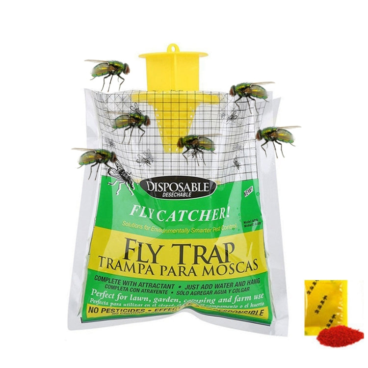 MYD-1 External Bait Fly Bag Hanging Fly Trap Bag Outdoor Farms Catch Flies Tool My Store