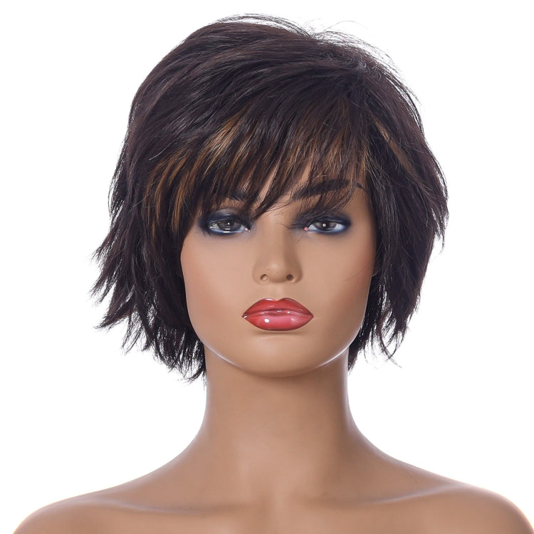 WIG-396 Ladies Fluffy Short Curved Head Set Chemical Fiber Wig My Store