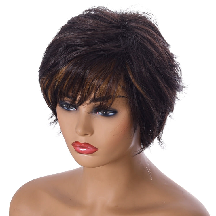 WIG-396 Ladies Fluffy Short Curved Head Set Chemical Fiber Wig My Store