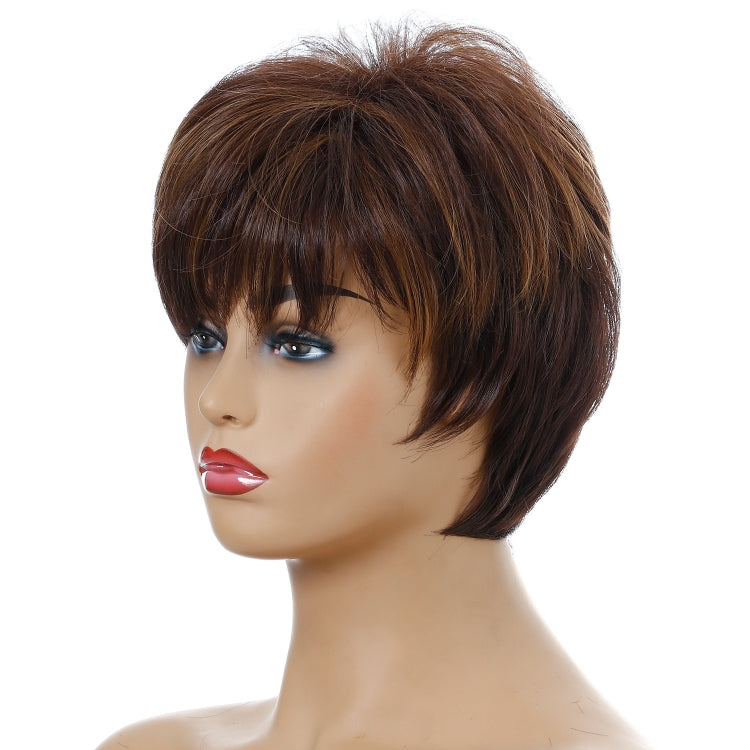 WIG-155 Ladies Short Curly Wig High Temperature Silk Chemical Fiber Headgear My Store