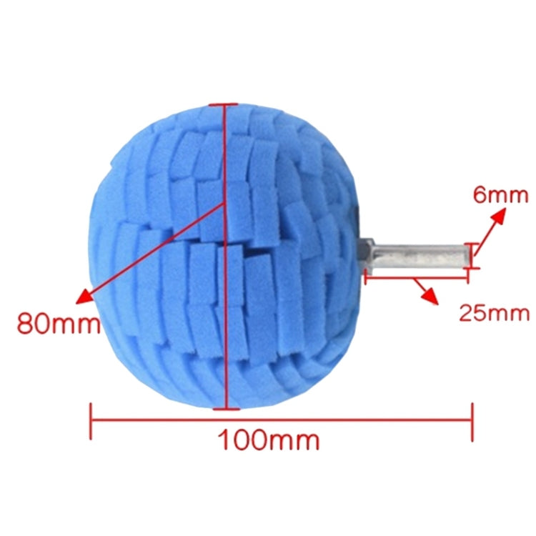 2pcs Car Wheel Rim Small Area Sponge Polishing Ball-Reluova