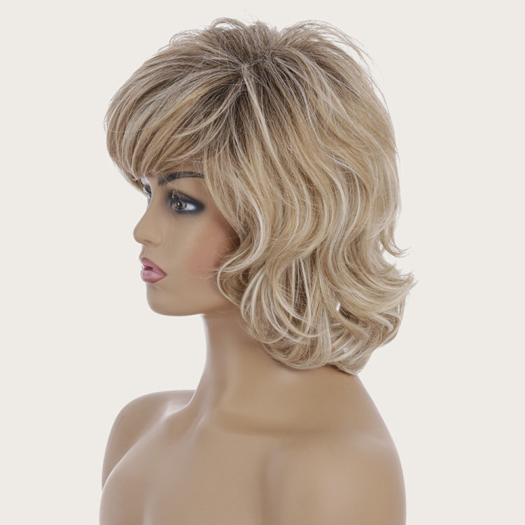 Ladies Short Curly Hair High Temperature Silk Chemical Fiber Wig Headgear My Store