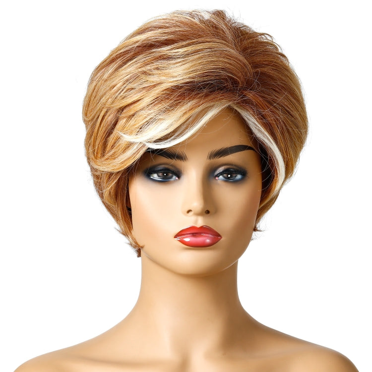 WIG-181 Ladies Short Curly Hair High Temperature Silk Wig Chemical Fiber Headgear My Store