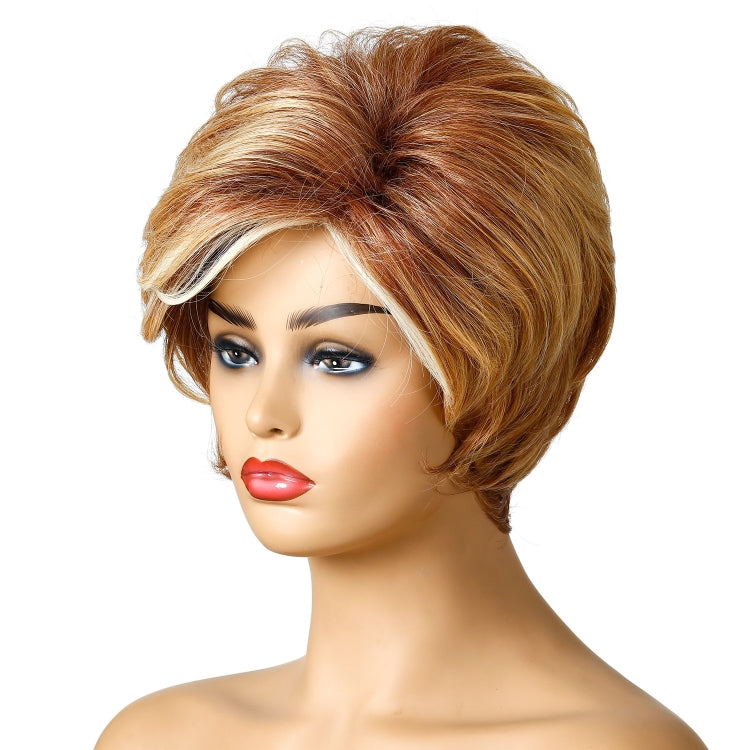 WIG-181 Ladies Short Curly Hair High Temperature Silk Wig Chemical Fiber Headgear My Store