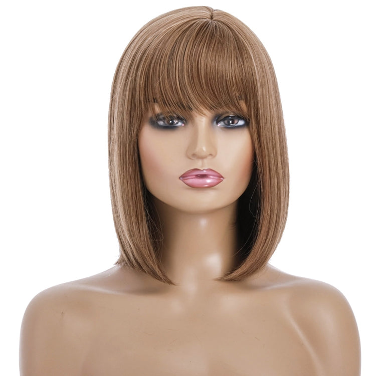 Ladies High Temperature Silk Short Wig Chemical Fiber Headgear My Store