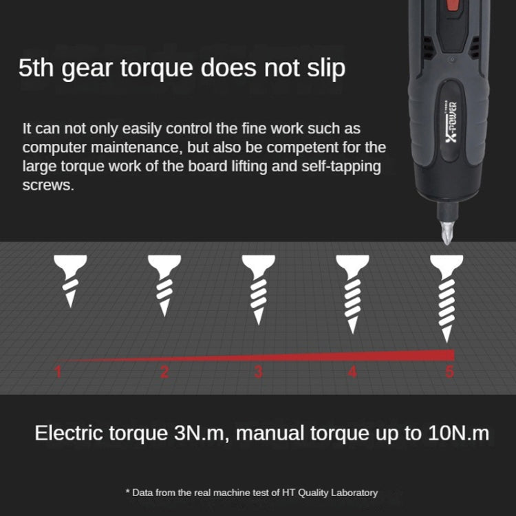 X-power Household Straight Rod Electric Screwdriver