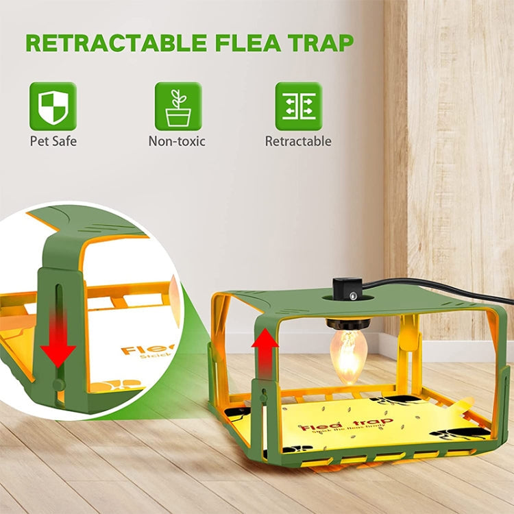 SK121 Square Fly Trap Flea Trap Pet Household Flea Light Catcher