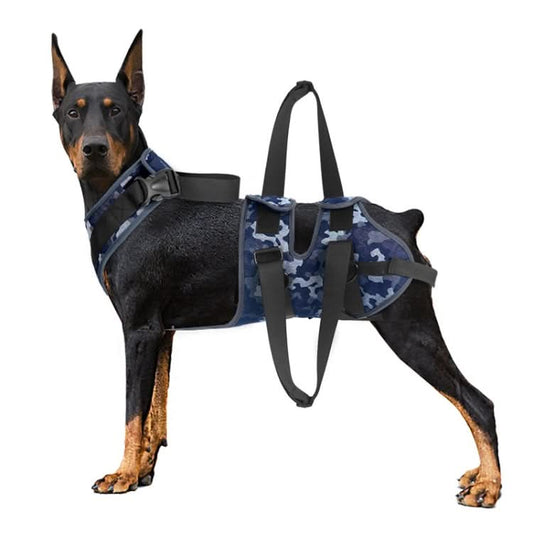 Injured Dog Auxiliary Leash Front and Rear Leg Double Slings For Large and Medium-sized Dogs - Reluova