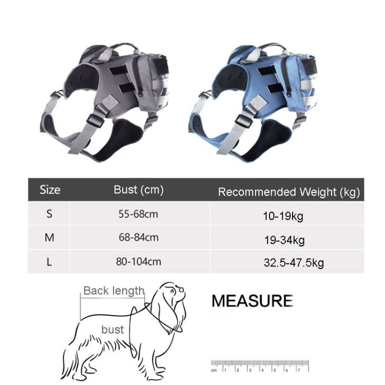 Dog Explosion-proof Chest Strap With Detachable Combination Backpack - Reluova