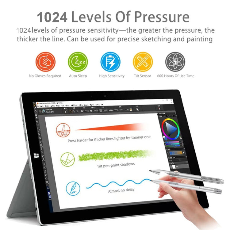 F94S For Microsoft Surface Series Stylus Pen 1024 Pressure Level Electronic Pen My Store