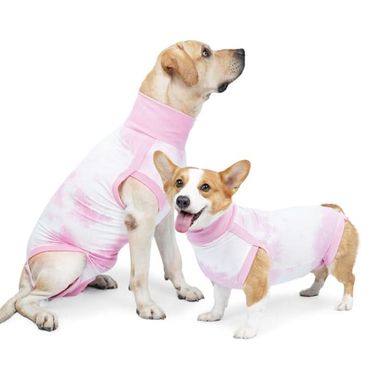 Tie-dye Dog Postoperative Clothes Easy to Put On and Take Off Pet Sterilization Clothes - Reluova