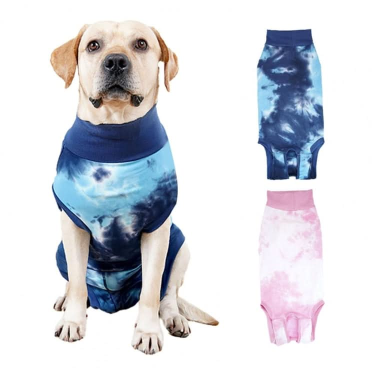 Tie-dye Dog Postoperative Clothes Easy to Put On and Take Off Pet Sterilization Clothes - Reluova