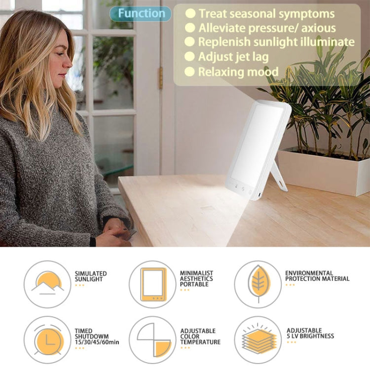 JSK-30 LED Timing Intelligent Dimming SAD Therapy Lamp