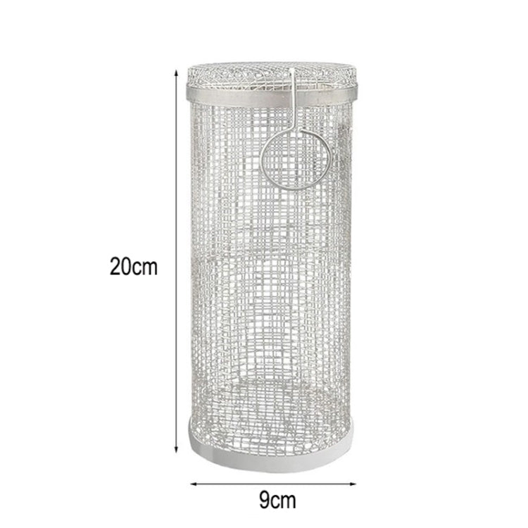 Outdoor Stainless Steel Barbecue Cage BBQ Round Mesh Tube Reluova