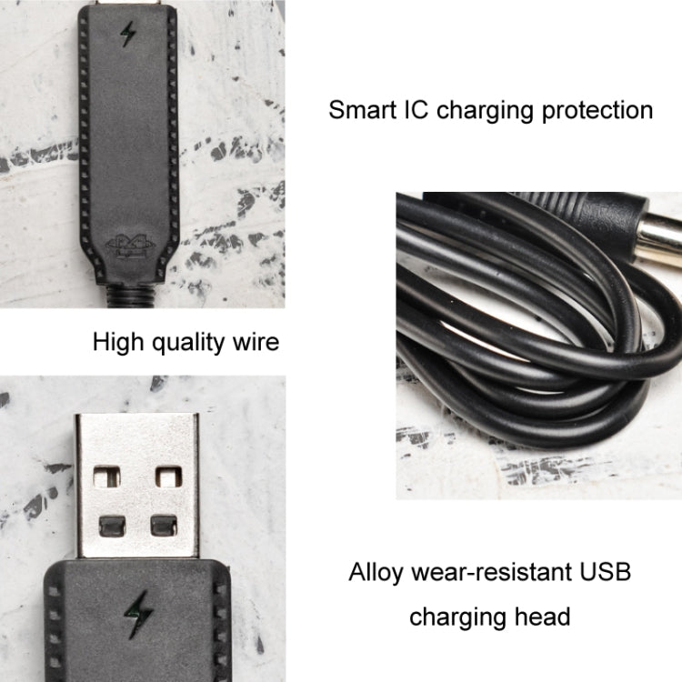 10pcs 3.7V IC Circuit Protection Lithium Battery USB Straight Head Charging Cable