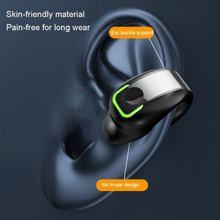 GD28 IPX4 Waterproof Single-ear Lightweight Clip Ear Bluetooth Earphone