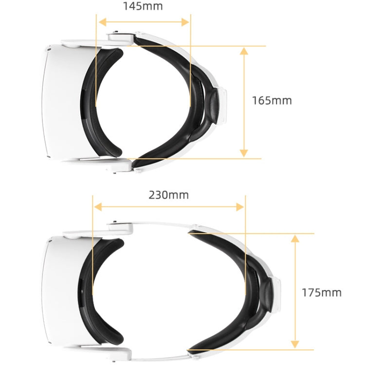 For Oculus Quest 2 Hifylux Q2-TD79 Decompression Comfortable Headband Set VR Glasses Accessories Reluova