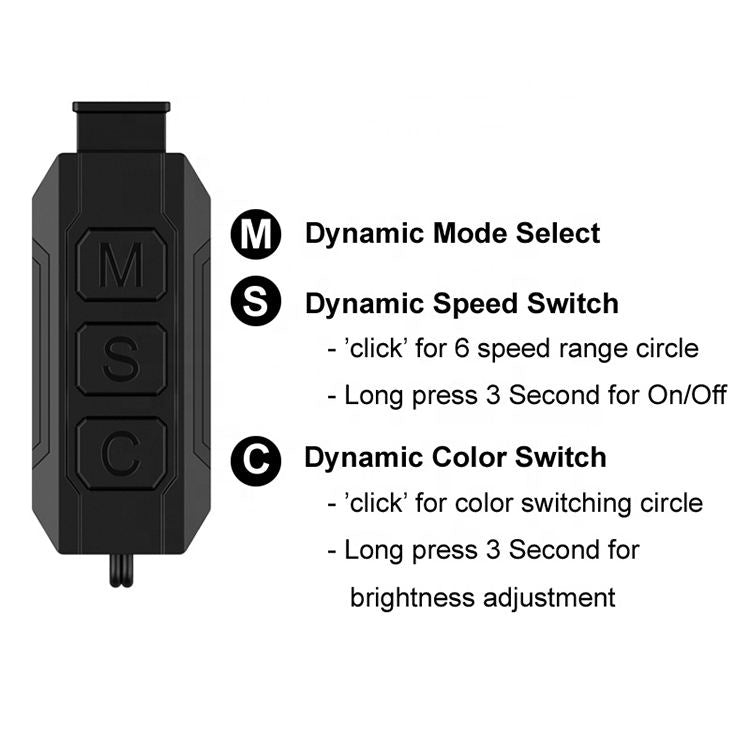 2pcs 5V ARGB 3-pin Light Mode Fan Speed Adjustment Color Controller SATA Power Supply My Store