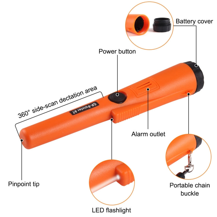 GP-POINTER AT Metal Detector IP68 Waterproof Positioning Rod Reluova