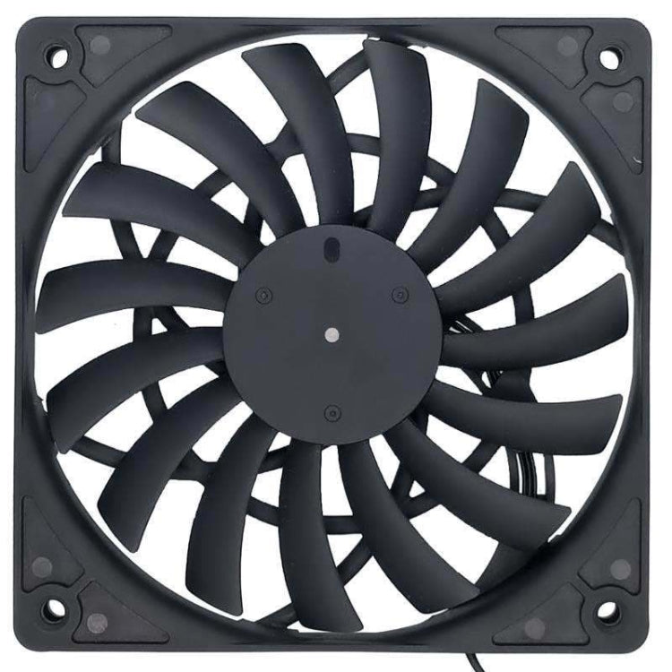 FANNE RIce Soul F12012 Desktop Chassis Ultra-thin 4pin Cooling Fan Intelligent PWM Speed Regulation