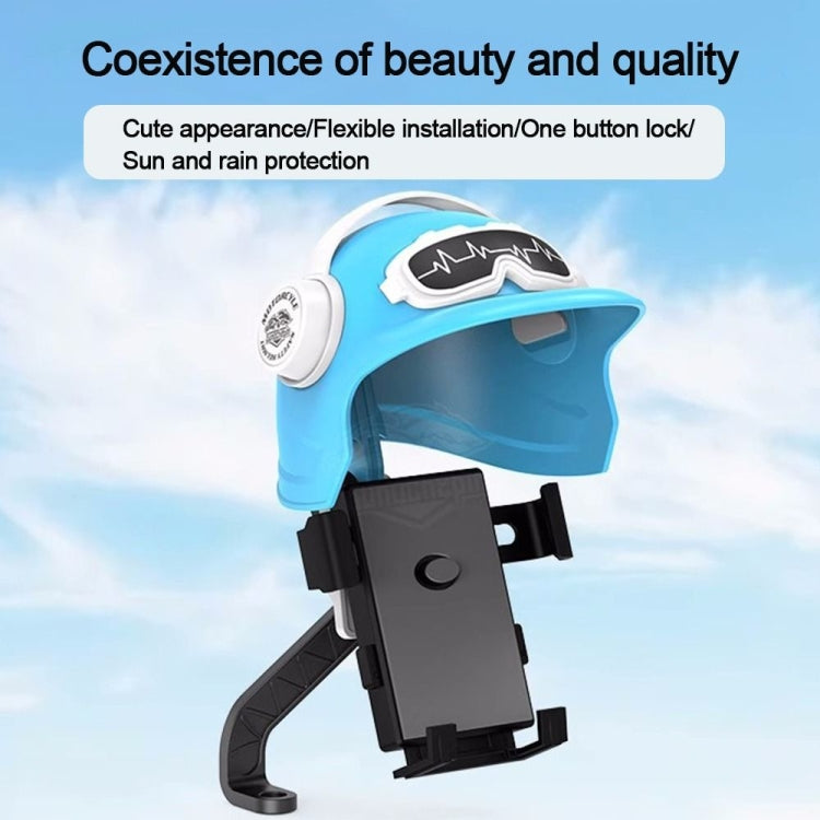 Small Helmet Sunscreen Phone Stand Bracket Motorcycle Mobile Phone Holder,Spec: ÎҵÄÉ̵ê