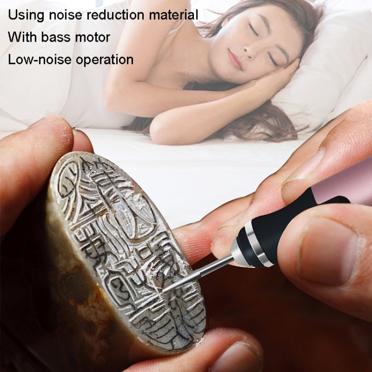 SNJ-3681 Mini Engraving Pen Wireless Polishing Electric Grinder, Style: