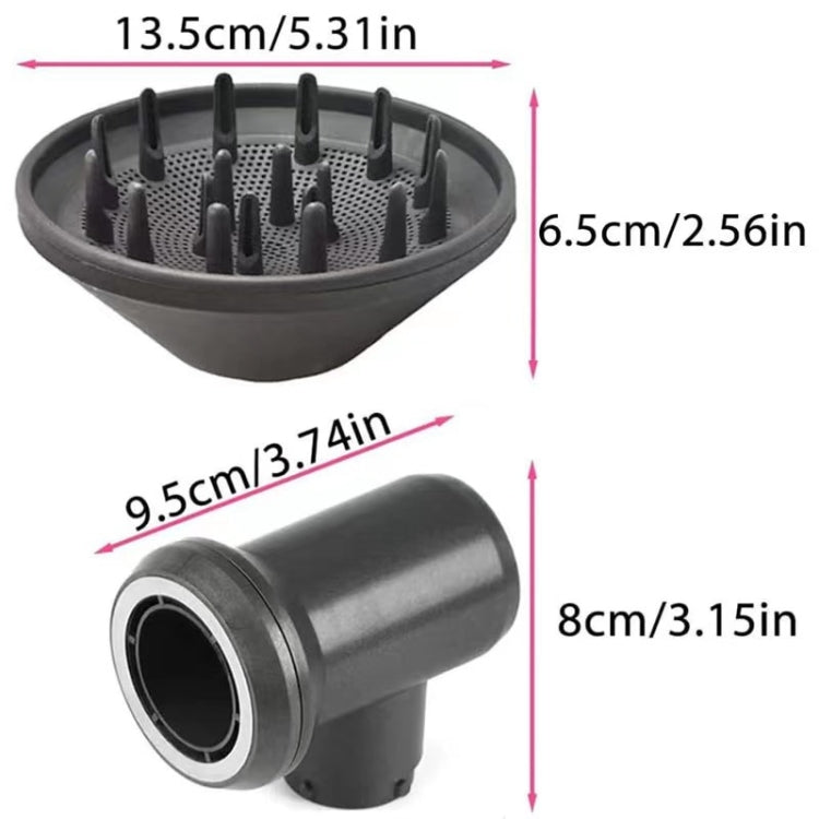 For Dyson Hair Dryer Airwarp Diffusion Nozzle Attachment Replacement Accessories Reluova