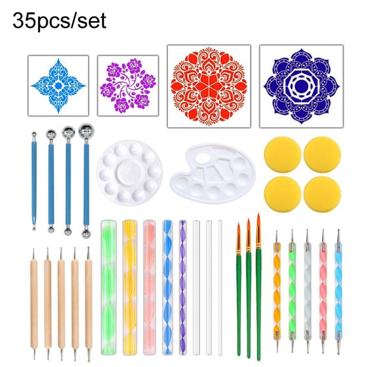 Dot Painting Mandala Pottery Decoration DIY Spiral Wand Tool Set