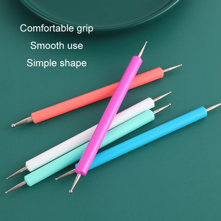 5pcs/set Pottery Tool Indentation Pen Manicure Point Drill Pen