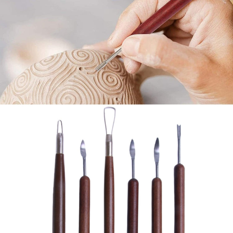 Wooden Pottery Trimming Tools Educational Art Supplies