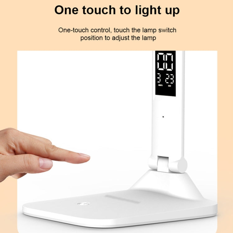 LED Intelligent Digital Display Foldable Desk Lamp, Style: My Store