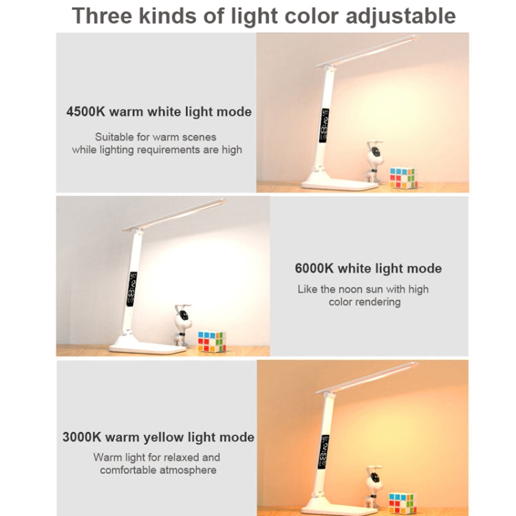 LED Intelligent Digital Display Foldable Desk Lamp, Style: My Store