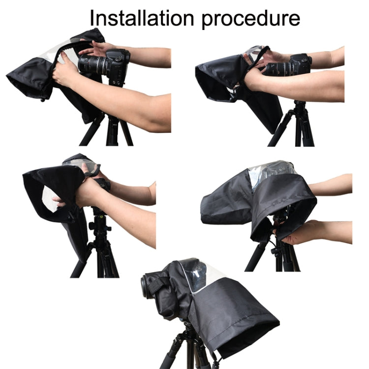 For 5D3 / D800 SLR Camera Rain Cover Photography Camera Raincoat Medium Telephoto Lens Rain Cover