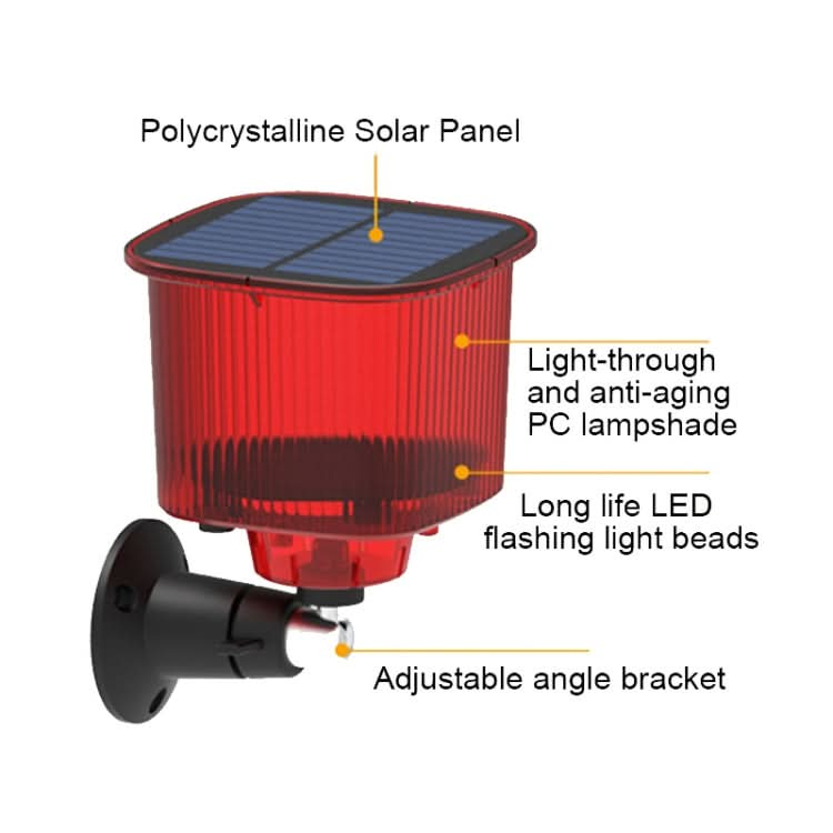 N911R Solar Energy Recording Timing Sound And Light Alarm Reluova