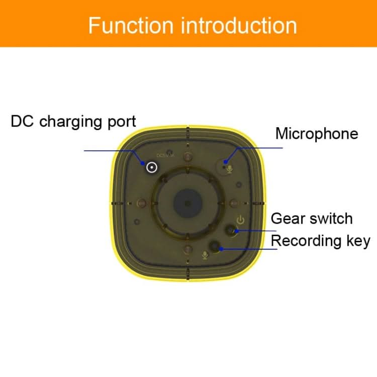 N911R Solar Energy Recording Timing Sound And Light Alarm Reluova