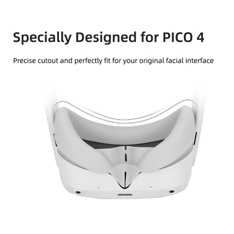 For PICO 4 Hifylux PC-PF26 Silicone Eye Mask VR Glasses Sweat-proof Blackout Case Reluova