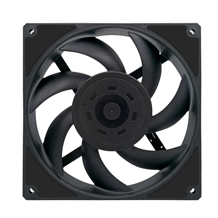 MF12025 4pin High Air Volume High Wind Pressure FDB Magnetic Suspension Chassis Fan 2200rpm (Black) My Store